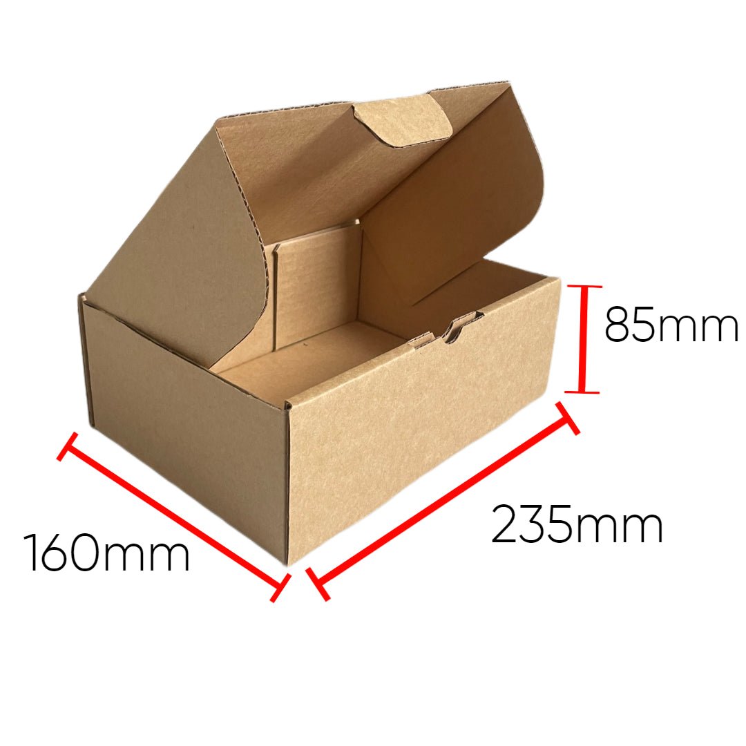 100pcs 235 X 160 X 85mm Mailing Box Diecut Mailer Box - Lion Packaging